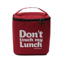 Ланч бэг "Don't touch my lunch, красный maxi Ланч бэг "Don't touch my lunch, красный maxi