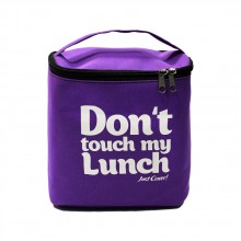 Ланч бэг "Don't touch my lunch, фиолетовый maxi Ланч бэг "Don't touch my lunch, фиолетовый maxi