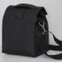 Lunch bag на длинном ремне черный SIZE PLUS